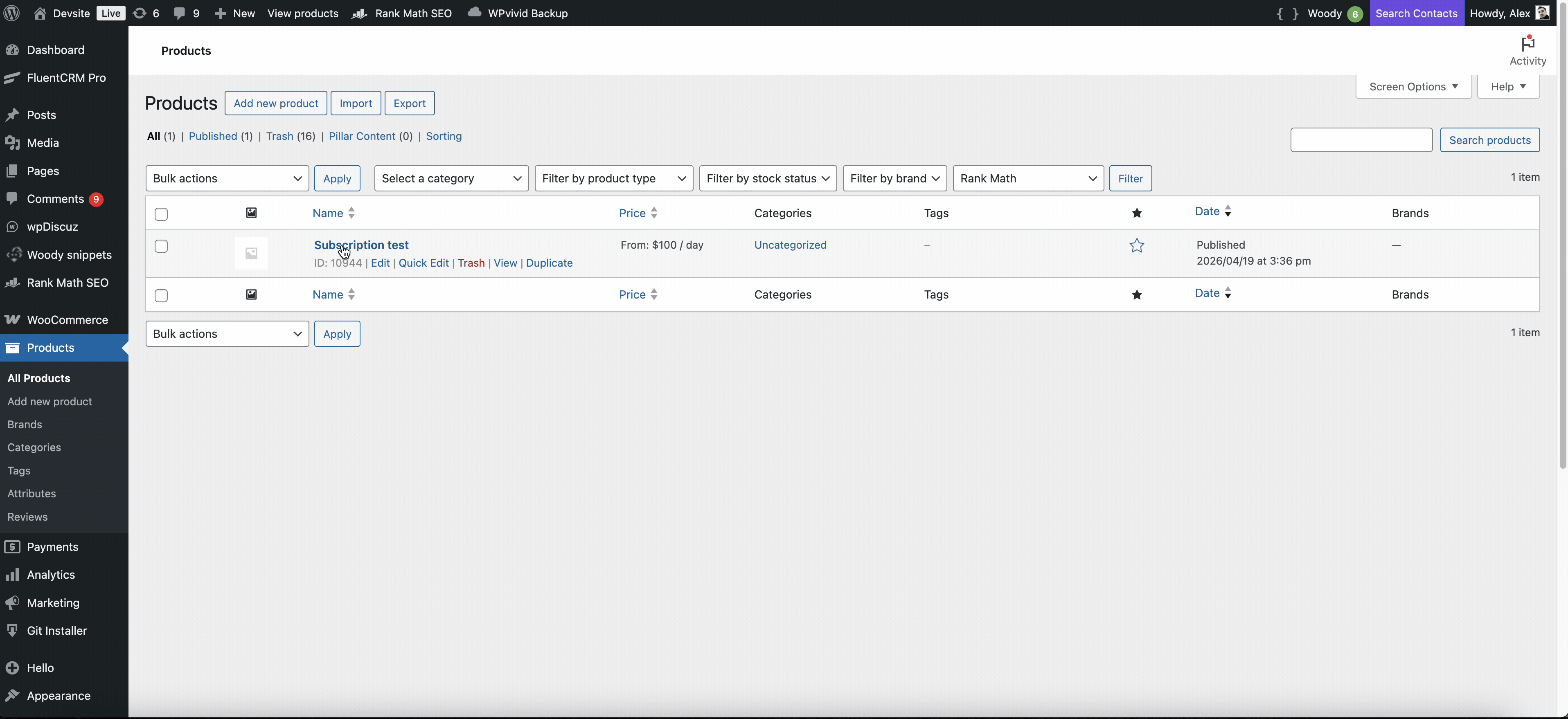 WooCommerce Subscriptions variable subs unsupported